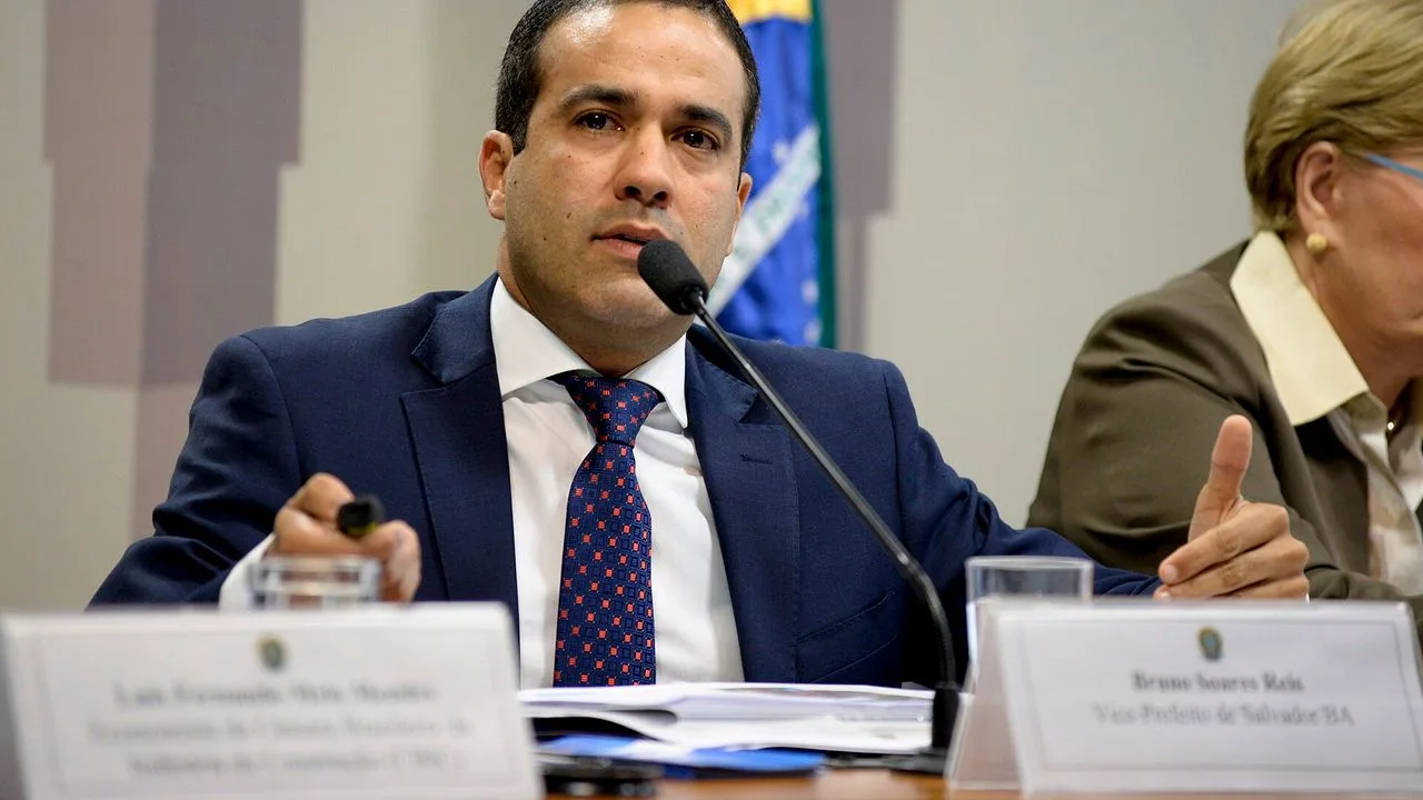 Bruno Reis, prefeito de Salvador, em audiência no Senado Federal, em foto de arquivo de fevereiro de 2017 (Foto: Jefferson Rudy/Agência Senado, CC BY 2.0, via Wikimedia Commons)