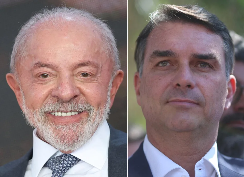 Flávio Bolsonaro votou e disse que resultado está nas mãos de Deus