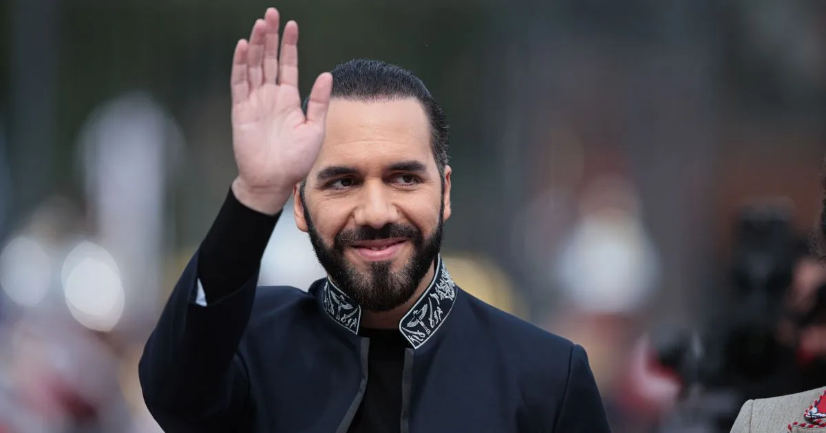 Presidente de El Salvador Nayib Bukele