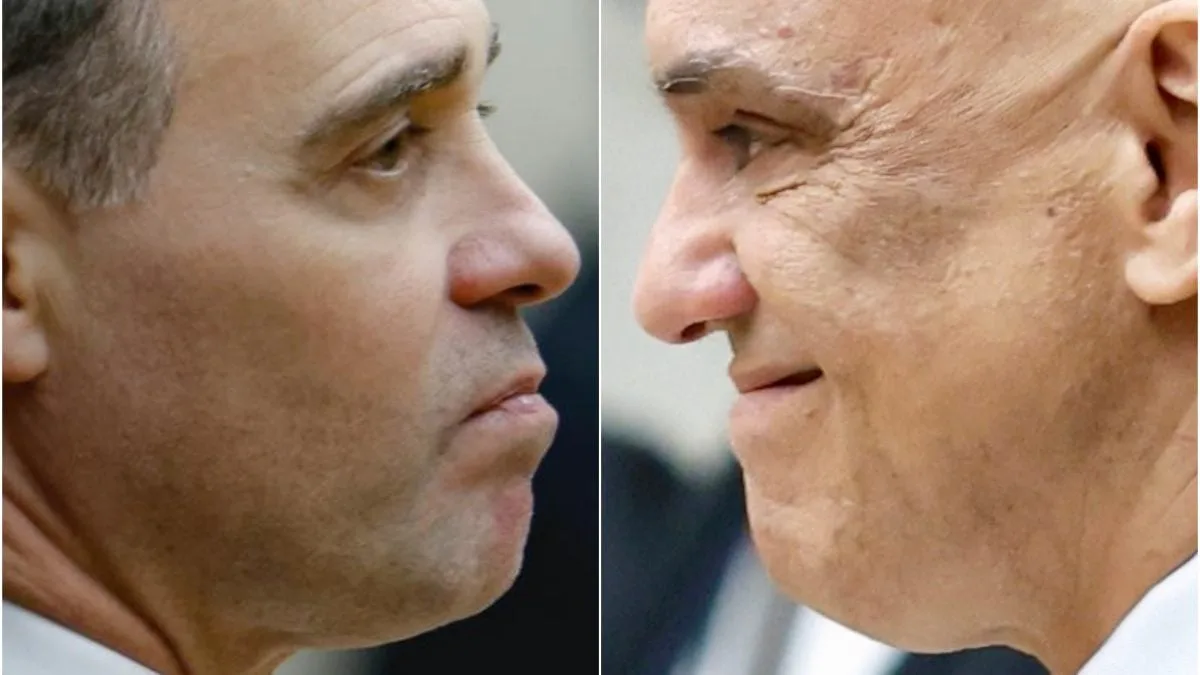 André Mendonça e Alexandre de Moraes