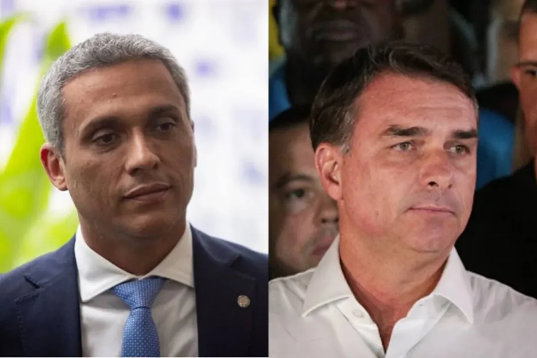 Gustavo Gayer e Flávio Bolsonaro