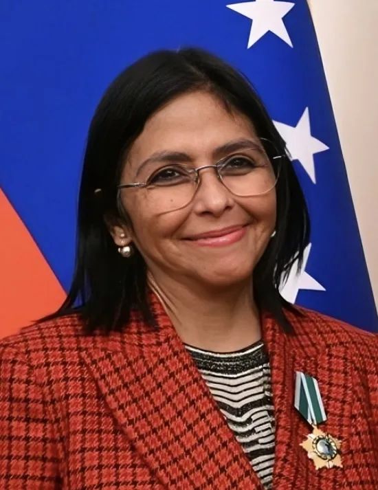 Delcy Rodríguez, presidente interina da Venezuela