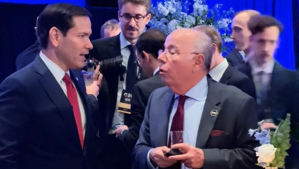 Mauro Vieira e Marco Rubio conversam no G20 e acertam reunião bilateral