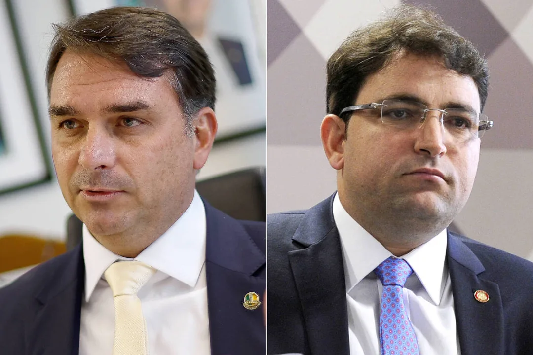 Flávio Bolsonaro e Willer Tomaz
